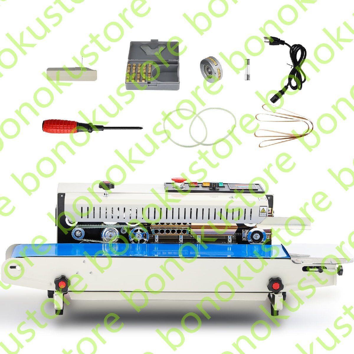 業務用シーラー 印字ホイール 過負荷電流保護 500w 12m|min 全自動シール機 高効率 自由調整 シール幅6-10mm シール厚さ0.02-0.8mm 110V