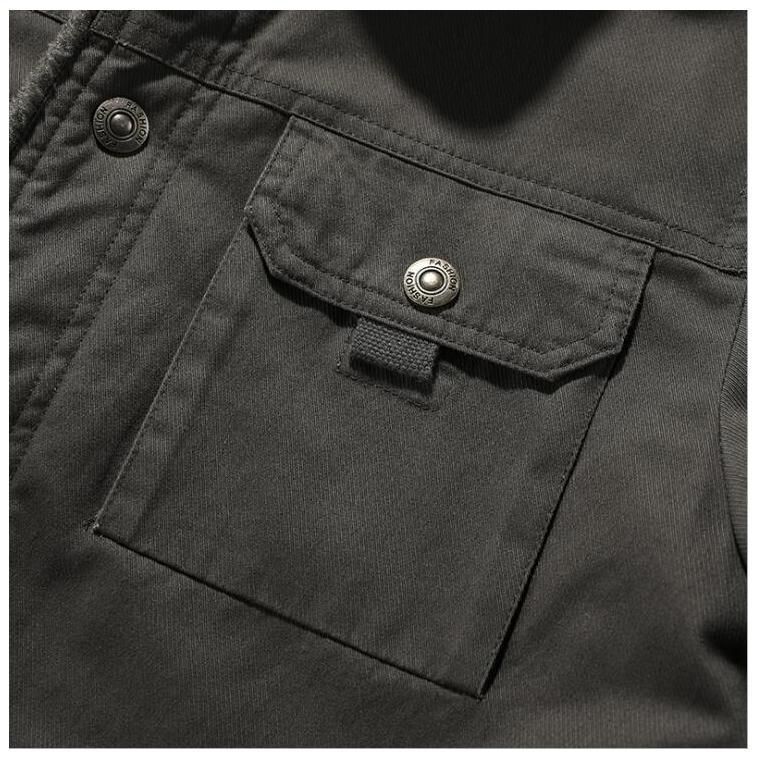 ミリタリー メンズ 裏起毛 デッキ 裏ボア ブルゾン ジャンバー 陸軍 襟ボア アウター 登山 秋冬 コート 暖かい 防寒 裏ボア ジャケット デッキジャケット メンズ アウター ミリタリー