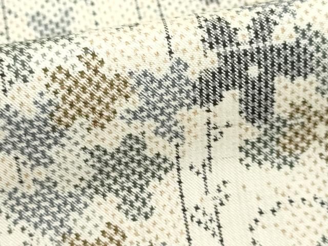 平和屋着物●本場大島紬　白大島　一元7マルキ　総絣　正絹　逸品　AAAY6316ph 平和屋着物○本場大島紬 白大島 一元7マルキ 総絣 正絹 逸品 AAAY6316ph