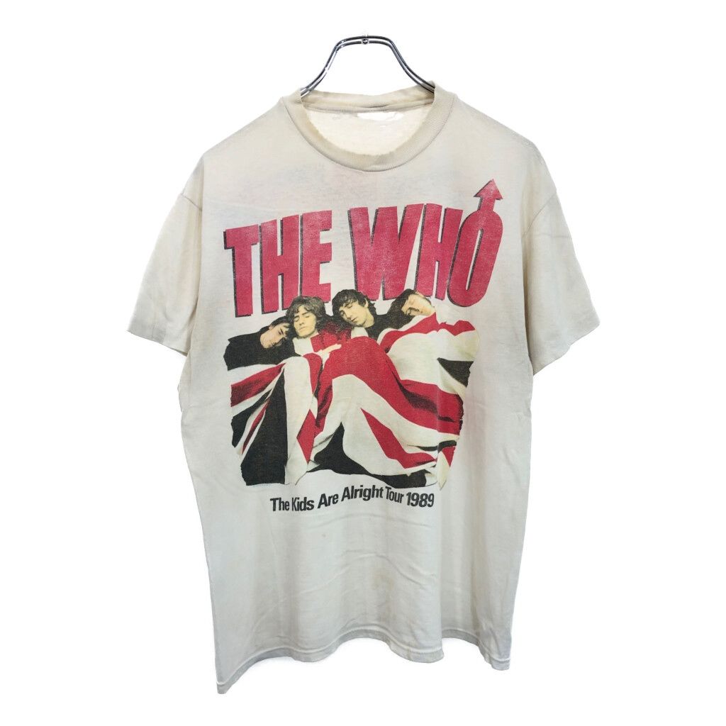 80年代 The Who ザ・フー 1989 ツアーTシャツ バンド ホワイト 80年代 The Who ザ・フー 1989 ツアーTシャツ バンド ホワイト