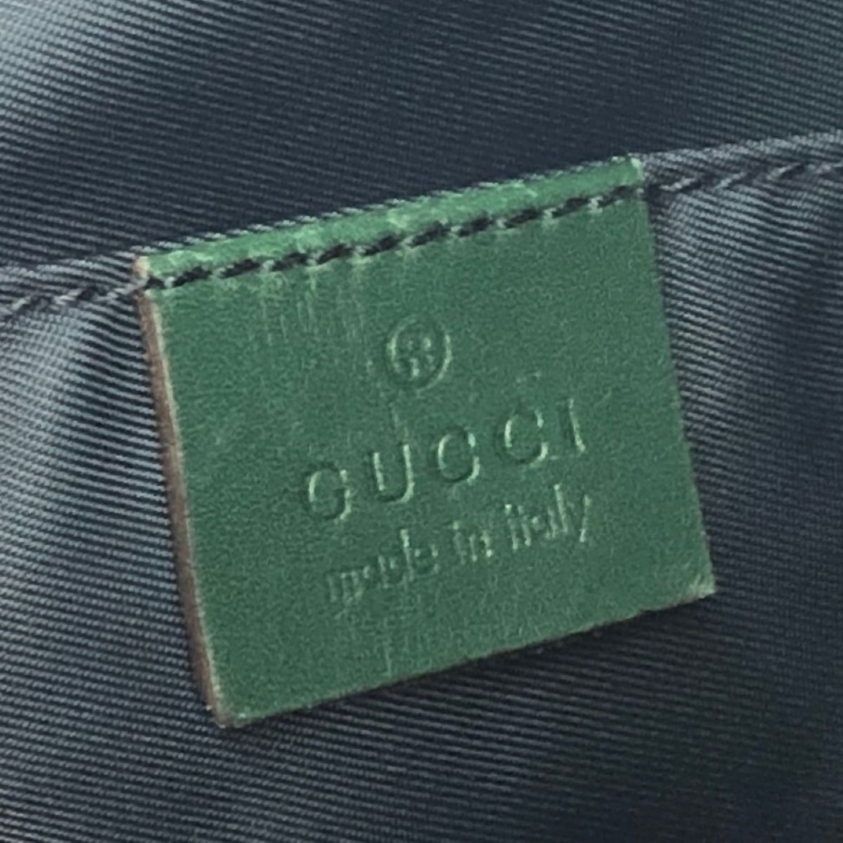 GUCCI グッチ シェリーライン ショルダーバッグ 189662 ネイビー