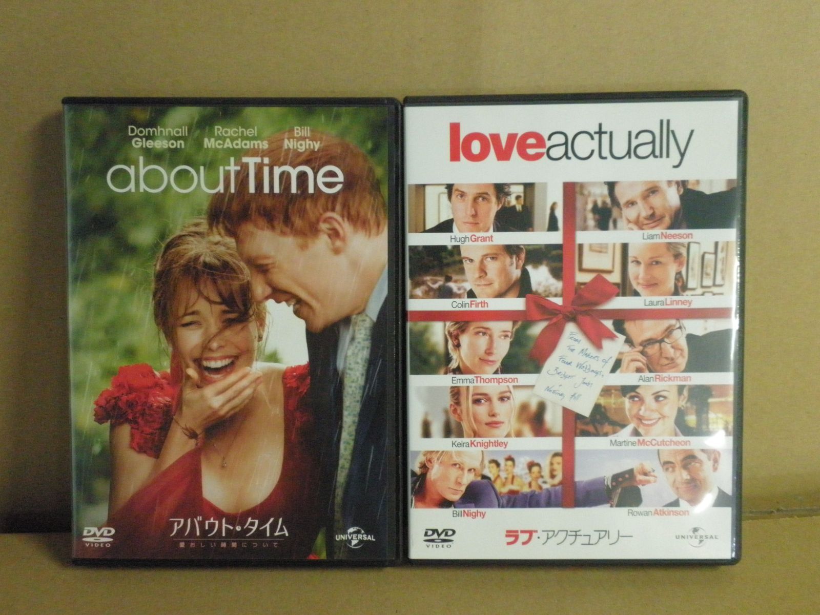 DVD】「アバウト・タイム～愛おしい時間について～」「ラブ
