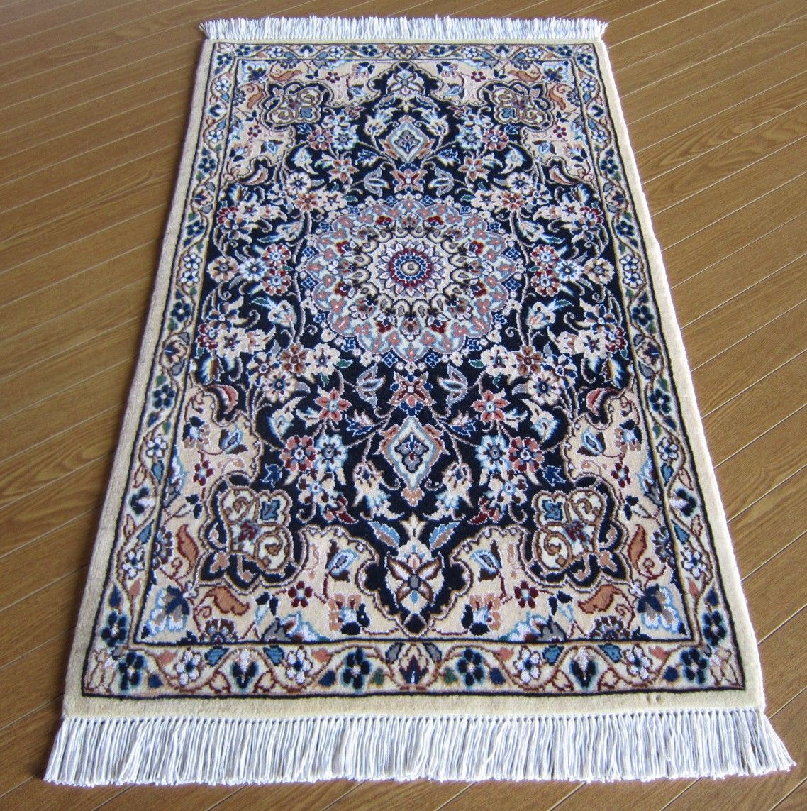 97X60】イラン直輸入☆ナイン産ペルシャ絨毯・カーペット・ラグ 97X60】イラン直輸入☆ナイン産ペルシャ絨毯・カーペット・ラグ
