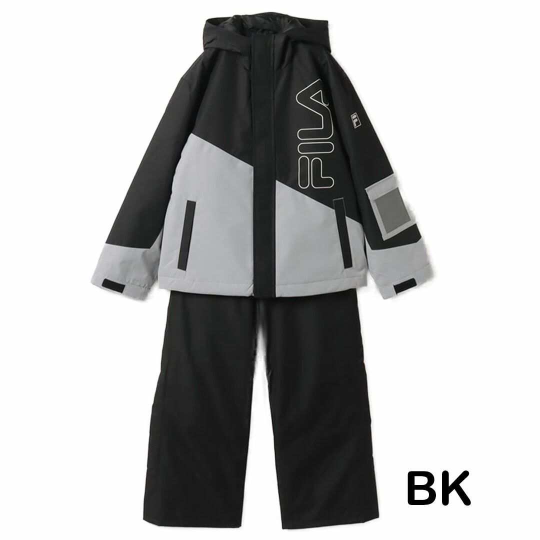たに FILA フィラ 143-721 キッズスノー上下セット スキーウェア 143721