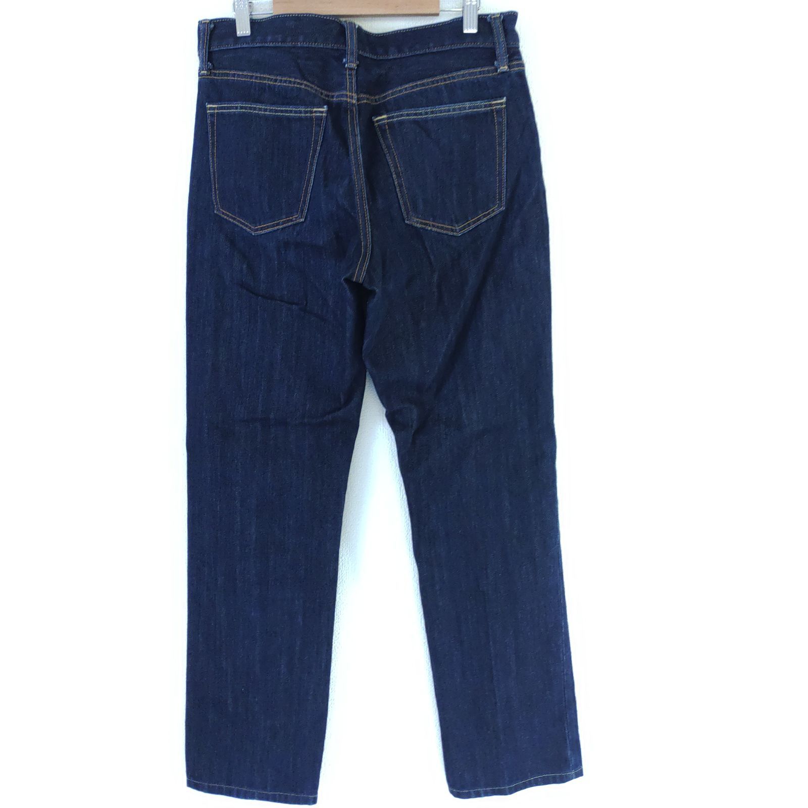 w^)b UNIQLO JEANS ユニクロジーンズ 321-403964(8-01) 綿100％ デニム ジーンズ パンツ テーパード ウォッシュ  縦落ち 加工 アメカジ キメカジ タウンユース ストリート デイリー 着回し インディゴ メンズ W31 - メルカリ