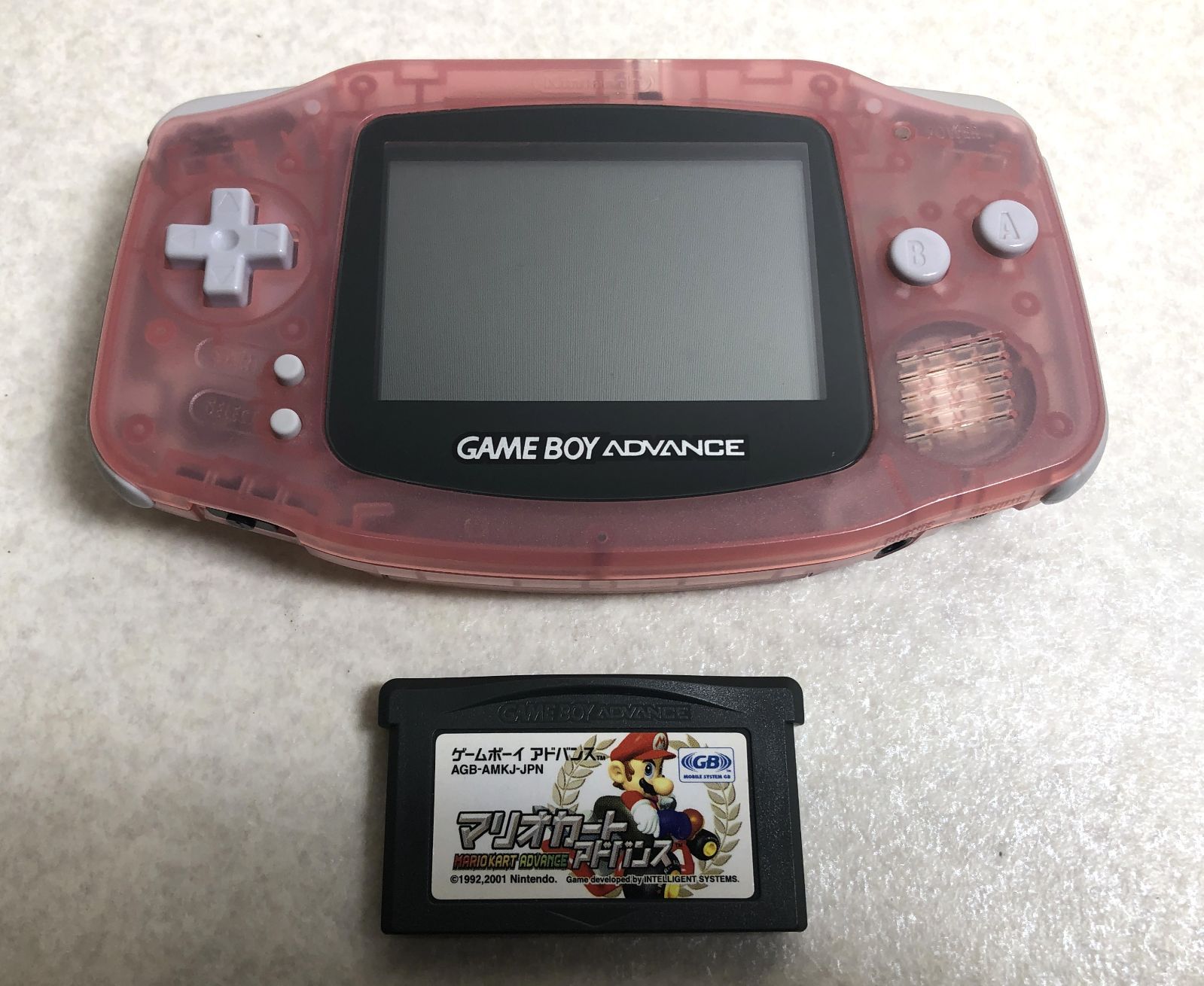 DH1411 ジャンク ゲームボーイアドバンス ゲームボーイ 本体 マリオ ソフト 2 セット