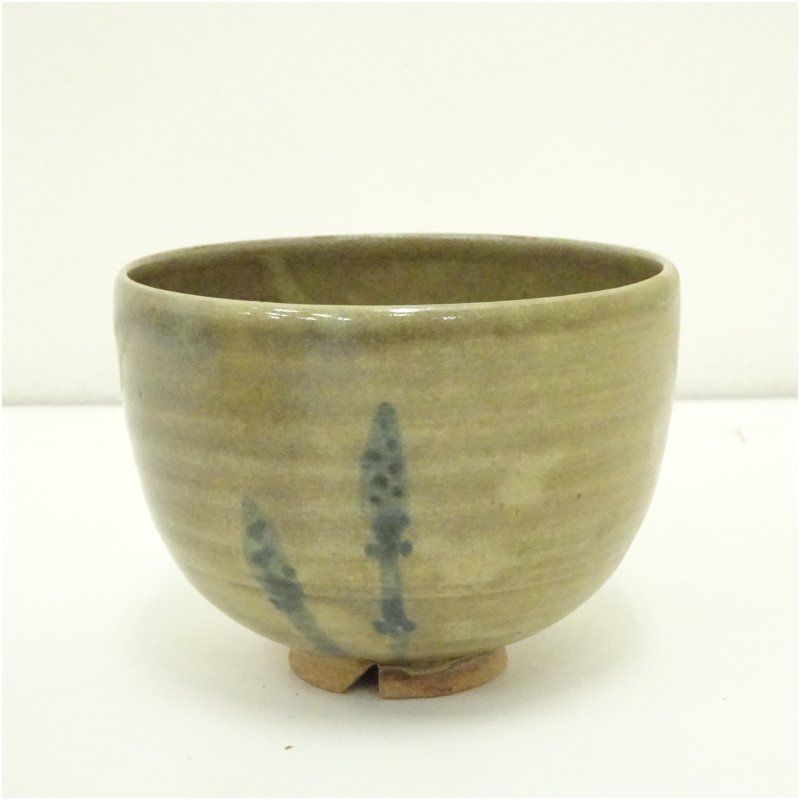 岡本英山 虫明焼 建水 茶こぼし 茶道具 茶器 抹茶 茶陶 容器 食器 工芸
