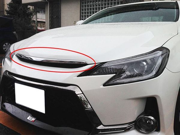 トヨタ 純正 マークX 130 系 ボンネット モール メッキ 検 マフラー 