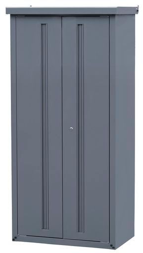 特価セール】物置 屋外 収納庫 小型 幅90×奥行45×高さ84㎝ 安心設計  