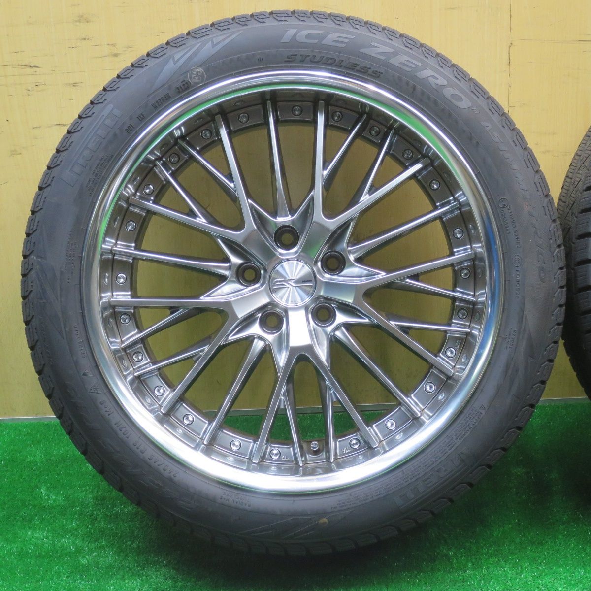 バリ溝！23年！キレイ！9.5分☆WORK SCHWERT SG2 245/45R19 