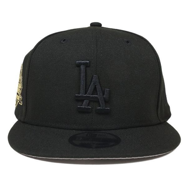 100%正規品7 3/8黒金58.7優勝モデルWS2024新品MLBドジャース 59FIFTY ドジャース キャップ 帽子 ワールドシリーズ2024 優勝