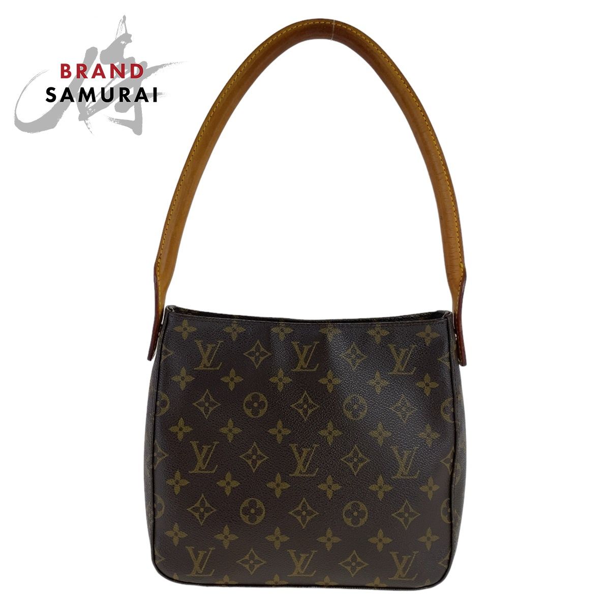 LOUIS VUITTON ルイヴィトン モノグラム ルーピングMM ブラウン