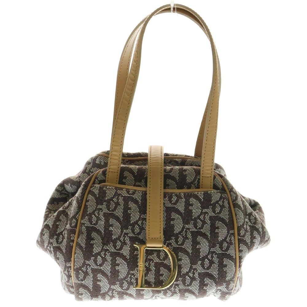 Christian Dior クリスチャンディオール トロッター ハンドバッグ ブラウン