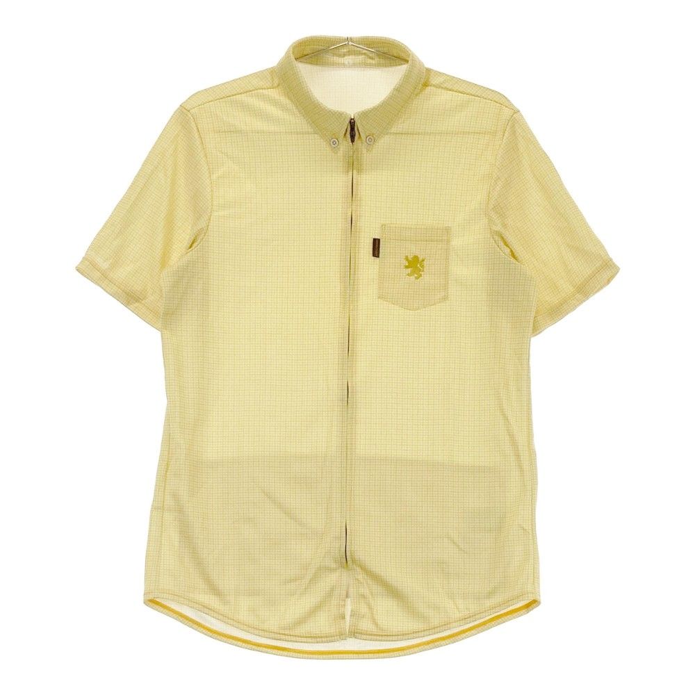 ★新品 未使用品★KAPELMUUR カペルミュール 半袖ニットポロシャツ メンズL サイクルジャージ サックス 定価13，000円 送料込み 新品カペルミュール ウォータープルーフジャケット