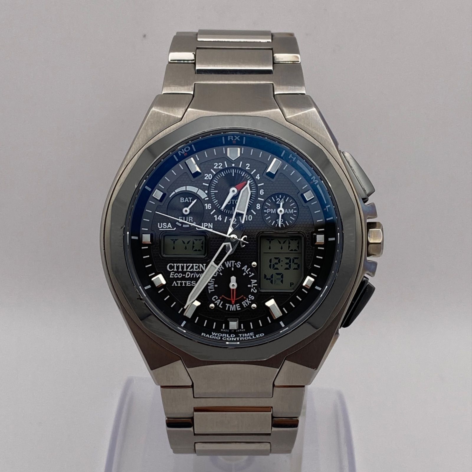 T236）良品 稼動品 CITIZEN シチズン 電波ソーラー ECO-DRIVE