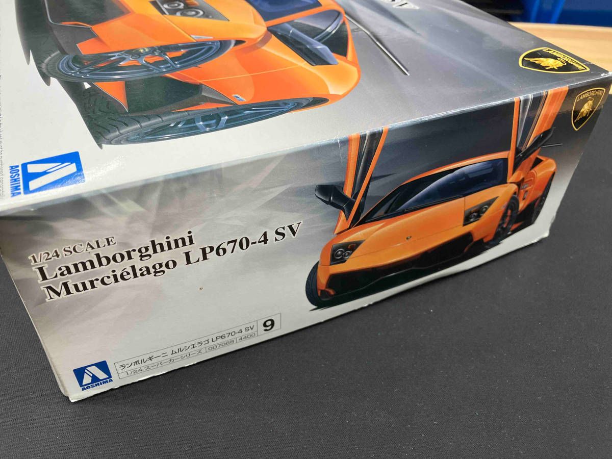 プラモデル アオシマ ランボルギーニ ムルシエラゴ LP670-4 SV 1