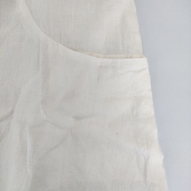 MAGALI セーラーワンピース リネンドレス ワンピース オフホワイト  