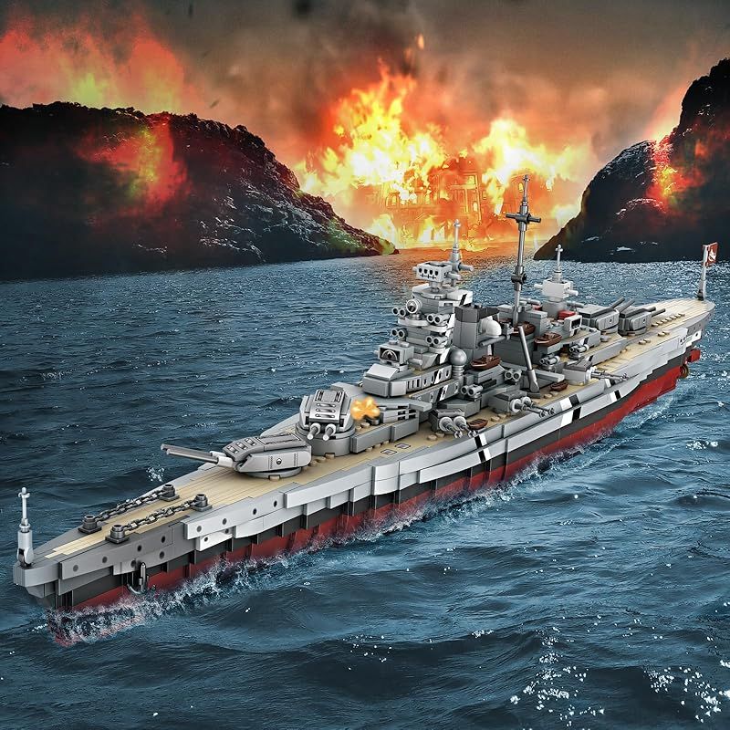 在庫限り】JMBricklayer 戦艦ビルディングブロックセット 60006