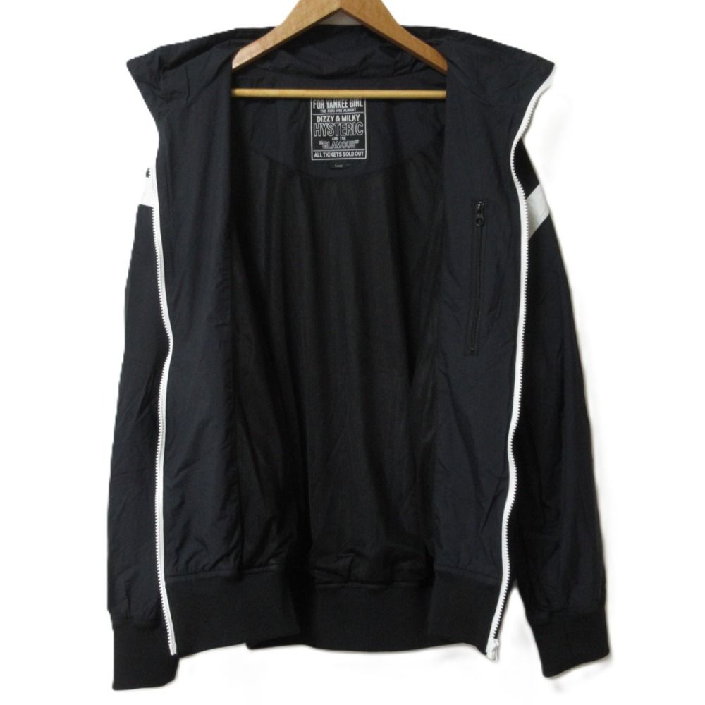 【美品】MICA & DEAL スタンドカラーブルゾン 黒リネン混 24SS 良品 24SS HYSTERIC GLAMOUR ヒステリックグラマー HYSTERIC SPY
