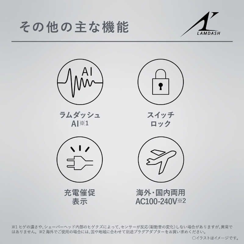 爽やかな 未開梱 パナソニック Panasonic 電気シェーバー ラムダッシュ3 3枚刃 AC100V-240V シルバー ES-L380D-S