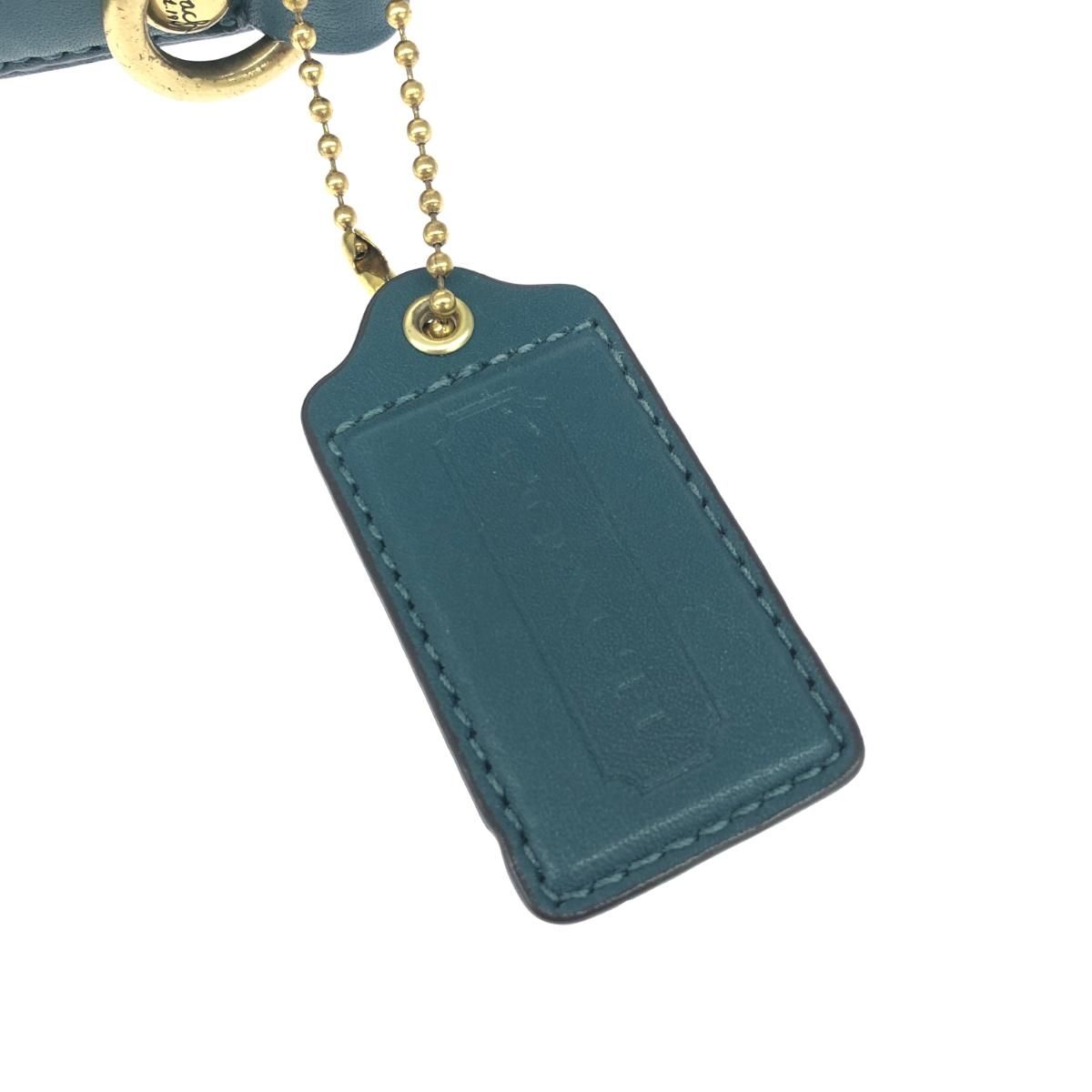 COACH コーチ 2WAYショルダーバッグ  レザー/エメラルドブルー 14783   ブルー  / 240001168258 COACH コーチ 2WAYショルダーバッグ レザー/エメラルドブルー 14783