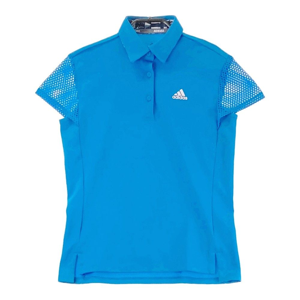 サイズ：S ADIDAS GOLF アディダスゴルフ HA0226 メッシュ半袖 ポロシャツ  ブルー系 [240101358700]# ゴルフウェア レディース ストスト