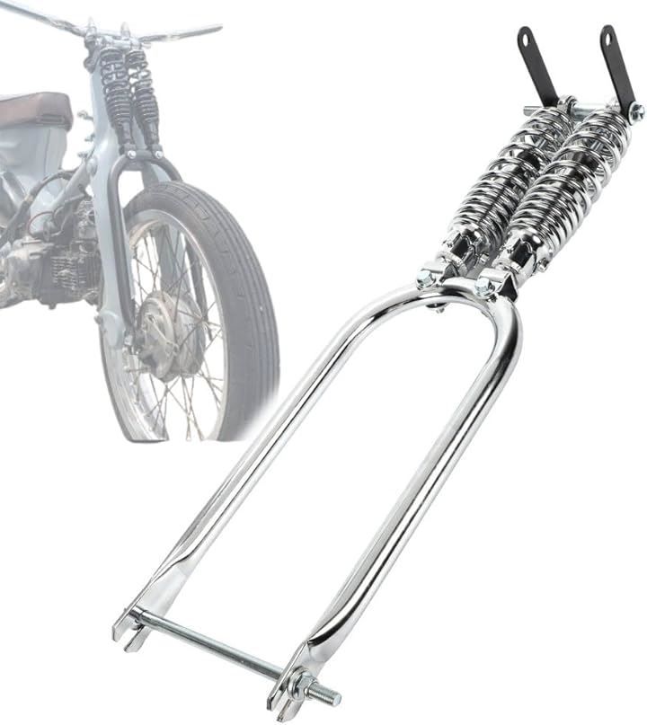 one lifestyle ホンダ カブ C50 C70 C90 スーパーカブ リトルカブ 対応 スプリンガーフォーク 社外品 汎用品 カスタム パーツ シルバー