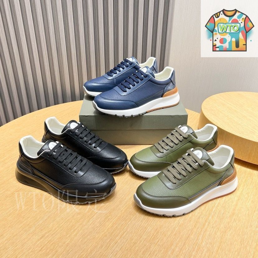 Brunello Cucinelli メンズ カラーブロック スポーツ スニーカー