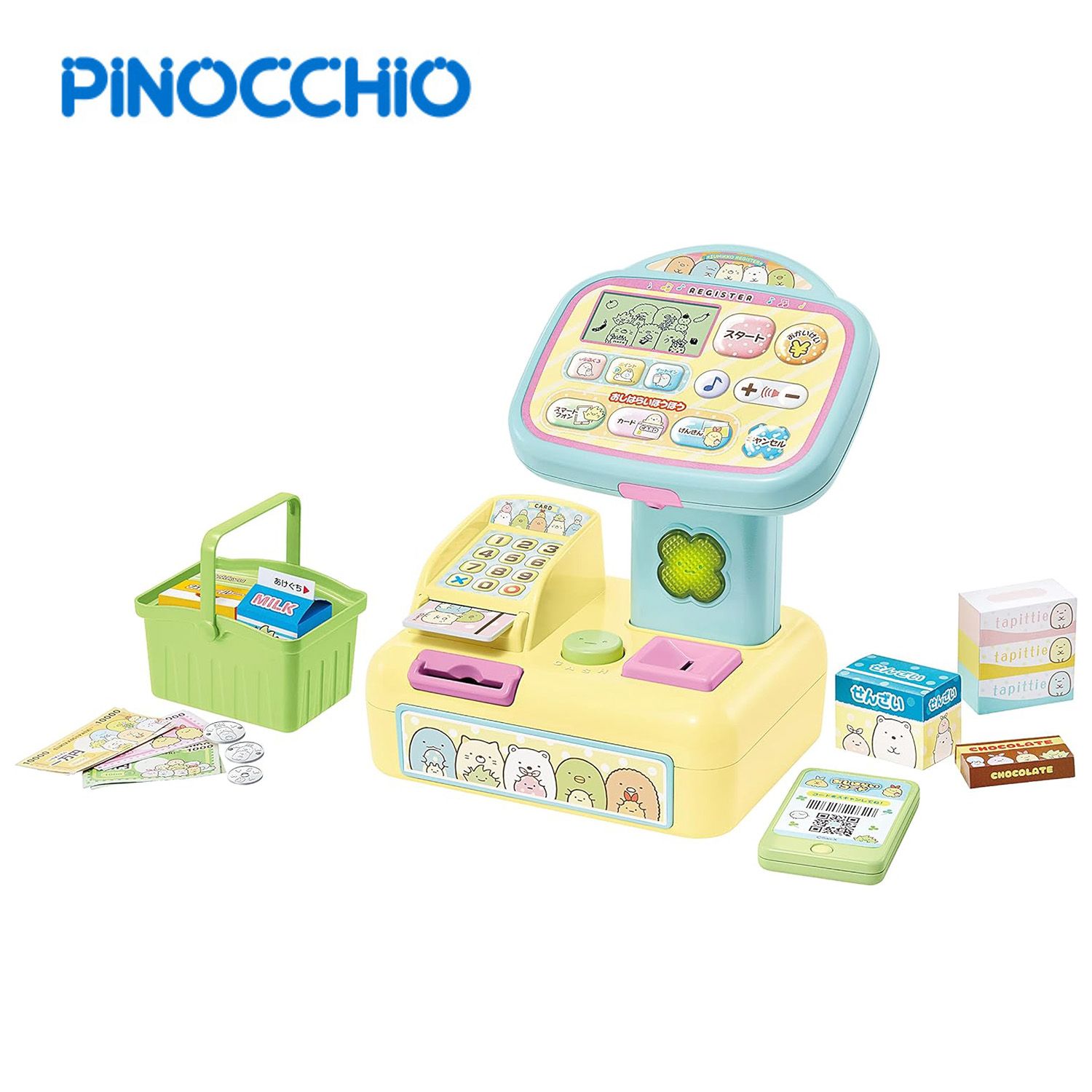 すみっコぐらし ピピッとスキャンでおかいもの! すみっコセルフレジスター 【日本おもちゃ大賞2022 ベーシック・トイ部門 大賞】 3歳から ピノチオ PINOCCHIO アガツマ (08)