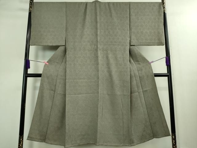 上 男性 小紋 単衣 キングサイズ 総絞り kh 5