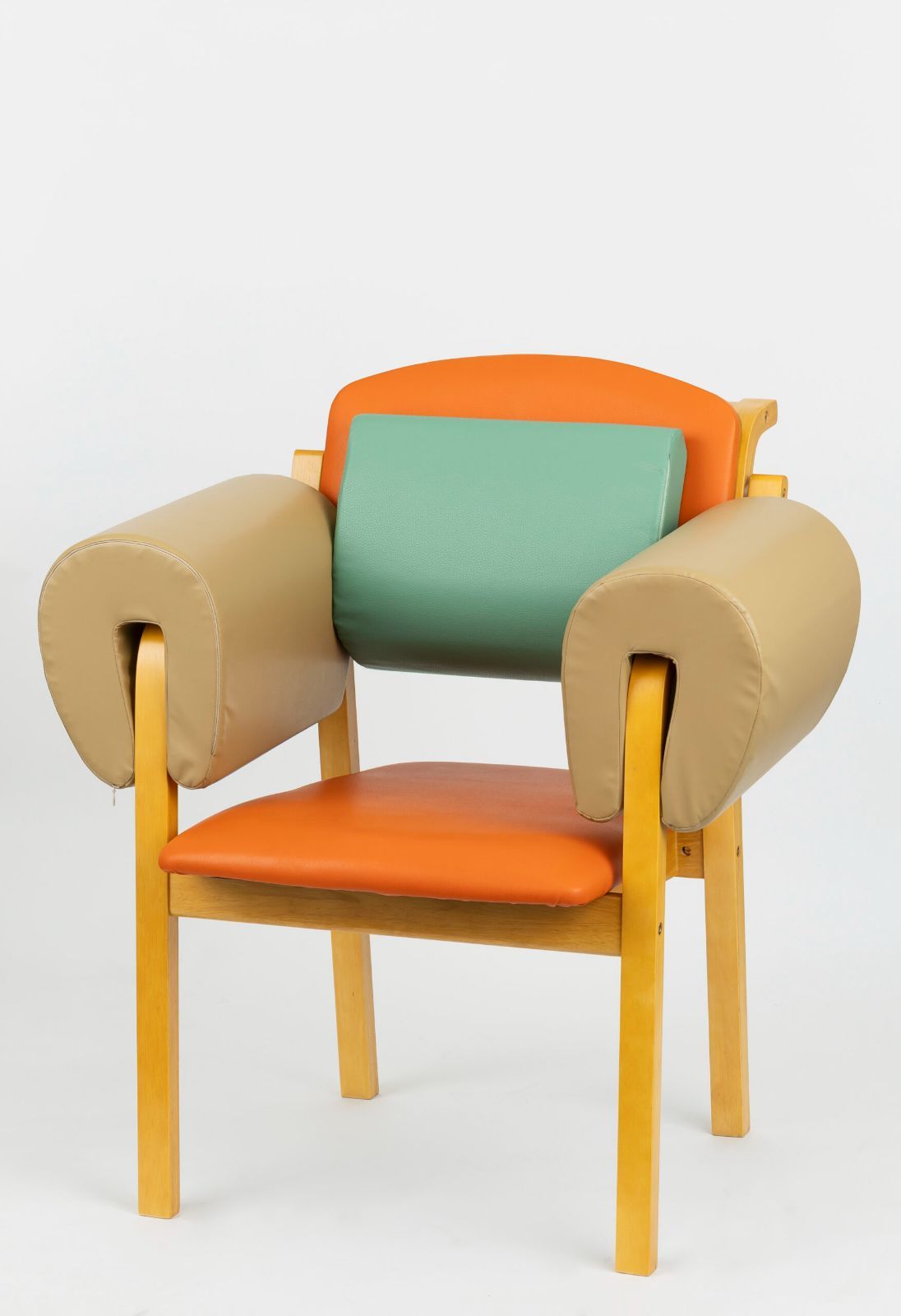  サイドクッション ひじスポっ 合皮 ブラウン その他 車椅子