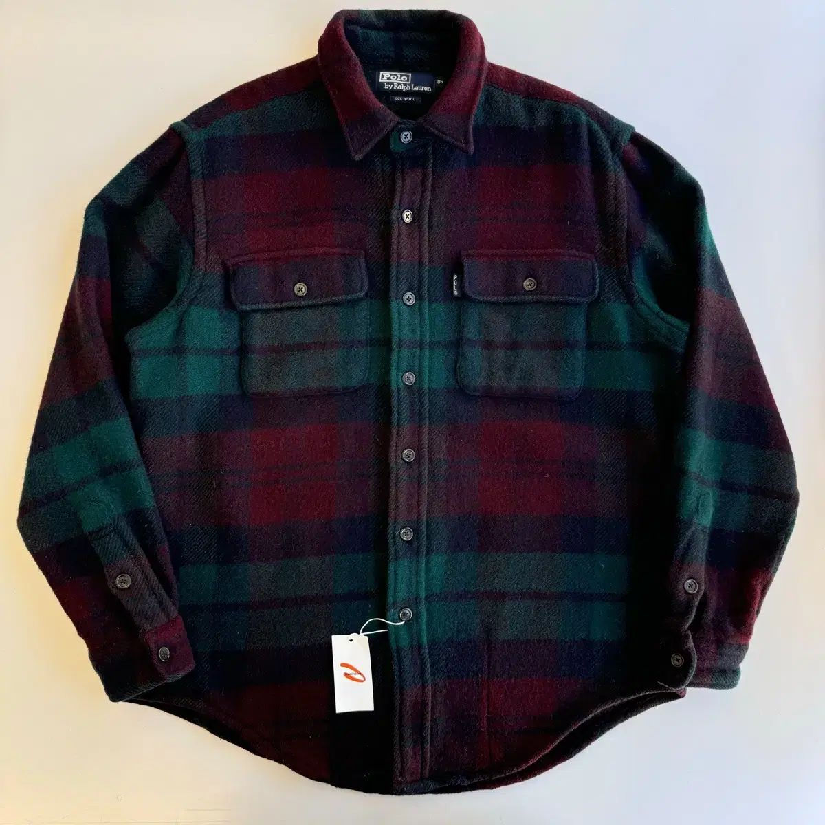 【雷市場（ポンジャン）商品韓国直送】 Polo ポロ Ralph Lauren(ラルフローレン) 90 s ウール ポケット シャツ ジャケット