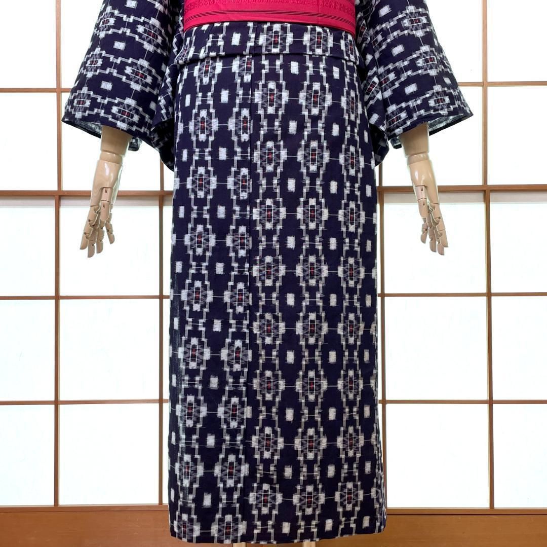 久留米絣 単衣着物