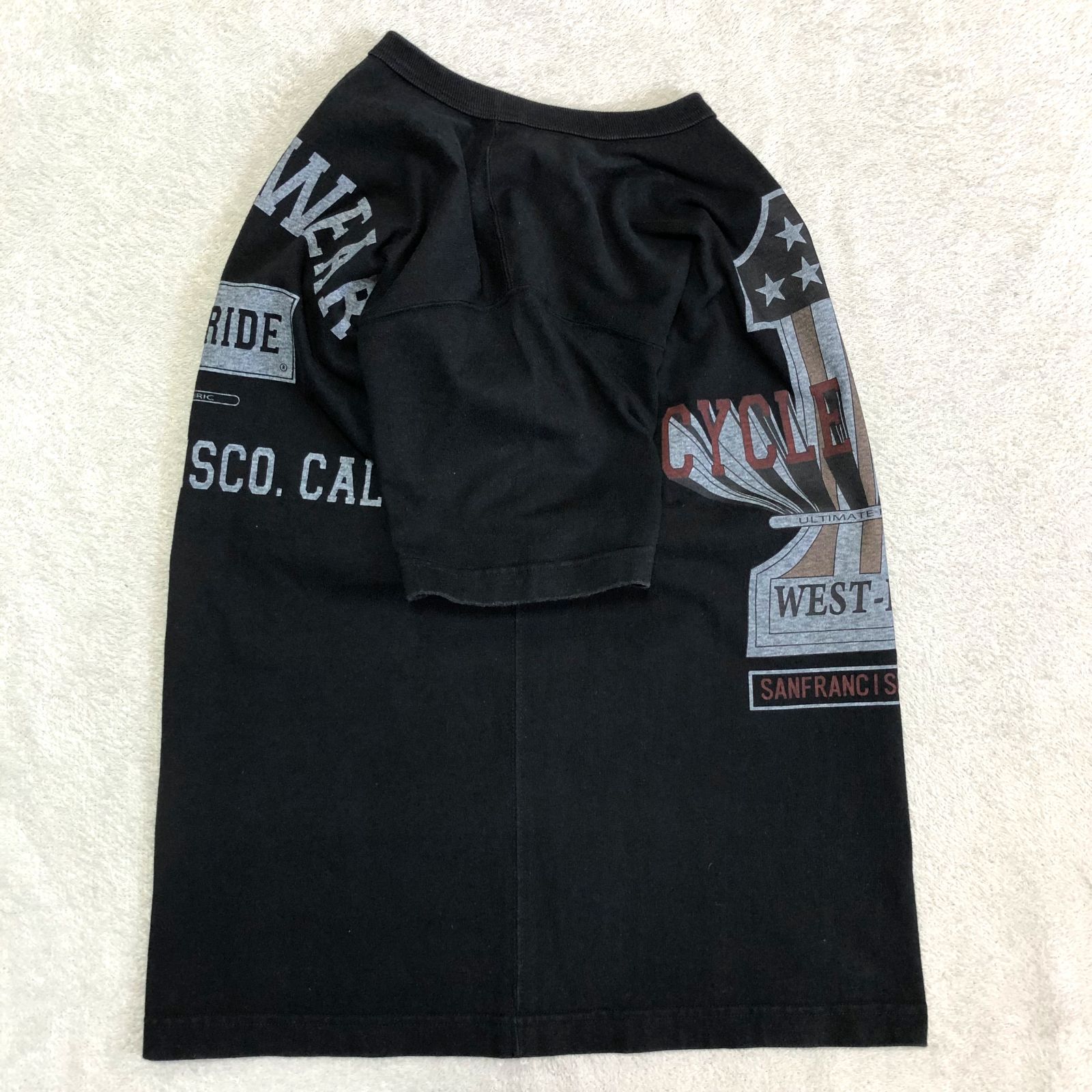 WEST RIDE ショートスリーブTシャツ 半袖カットソー 両面