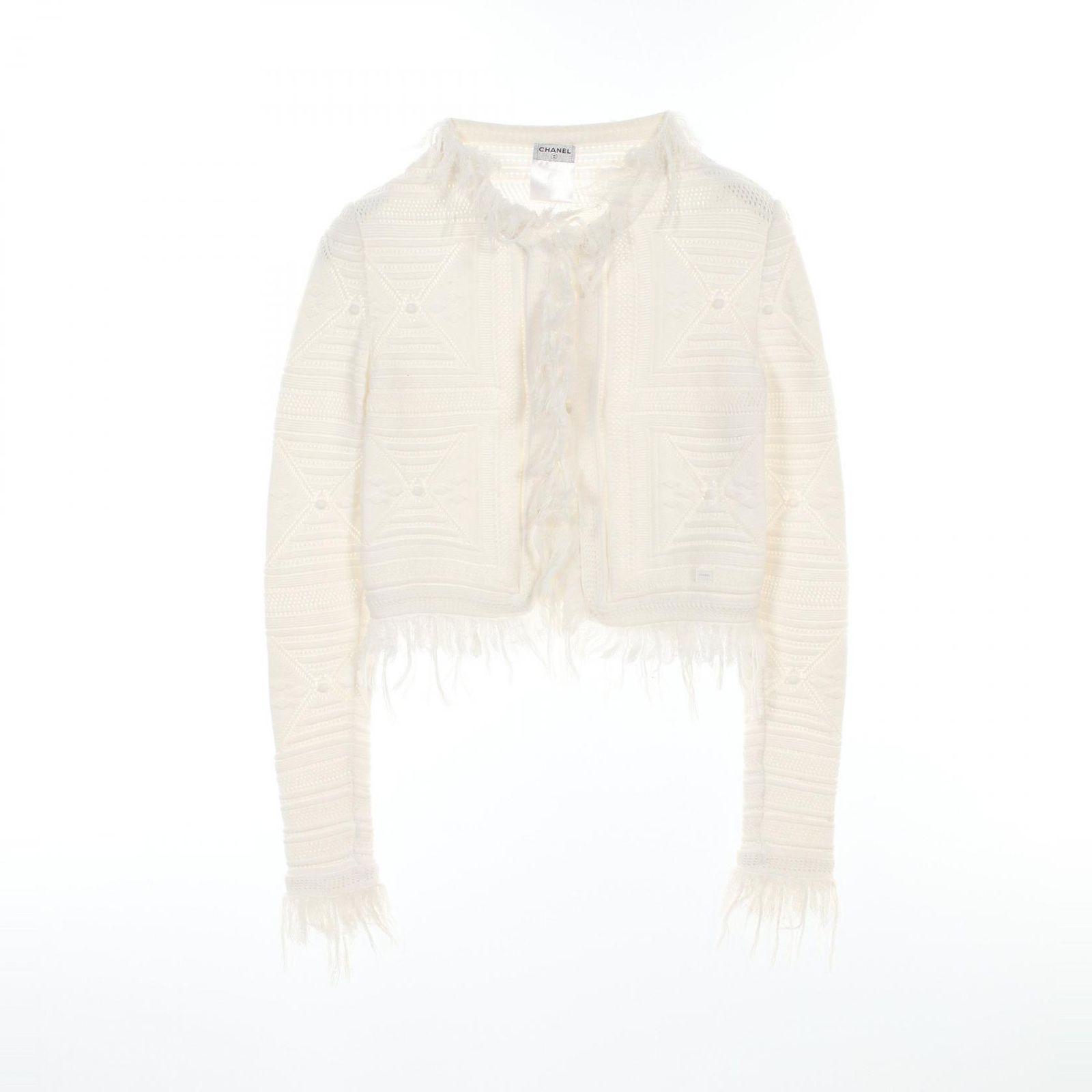 CHANEL シャネル フリンジ カーディガン ニット その他 CHANEL シャネル フリンジ カーディガン ニット その他