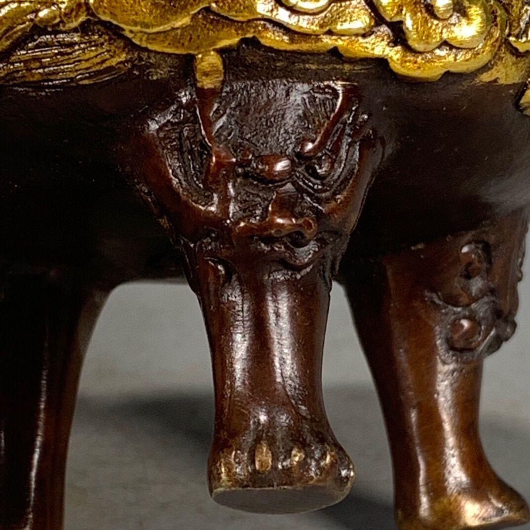銅器 香炉 瑞獣三足九龍鼎薫香炉 風水 開運 工芸品 美術品 置物 銅器 香炉 瑞獣三足九龍鼎薫香炉 風水 開運 工芸品 美術品 置物