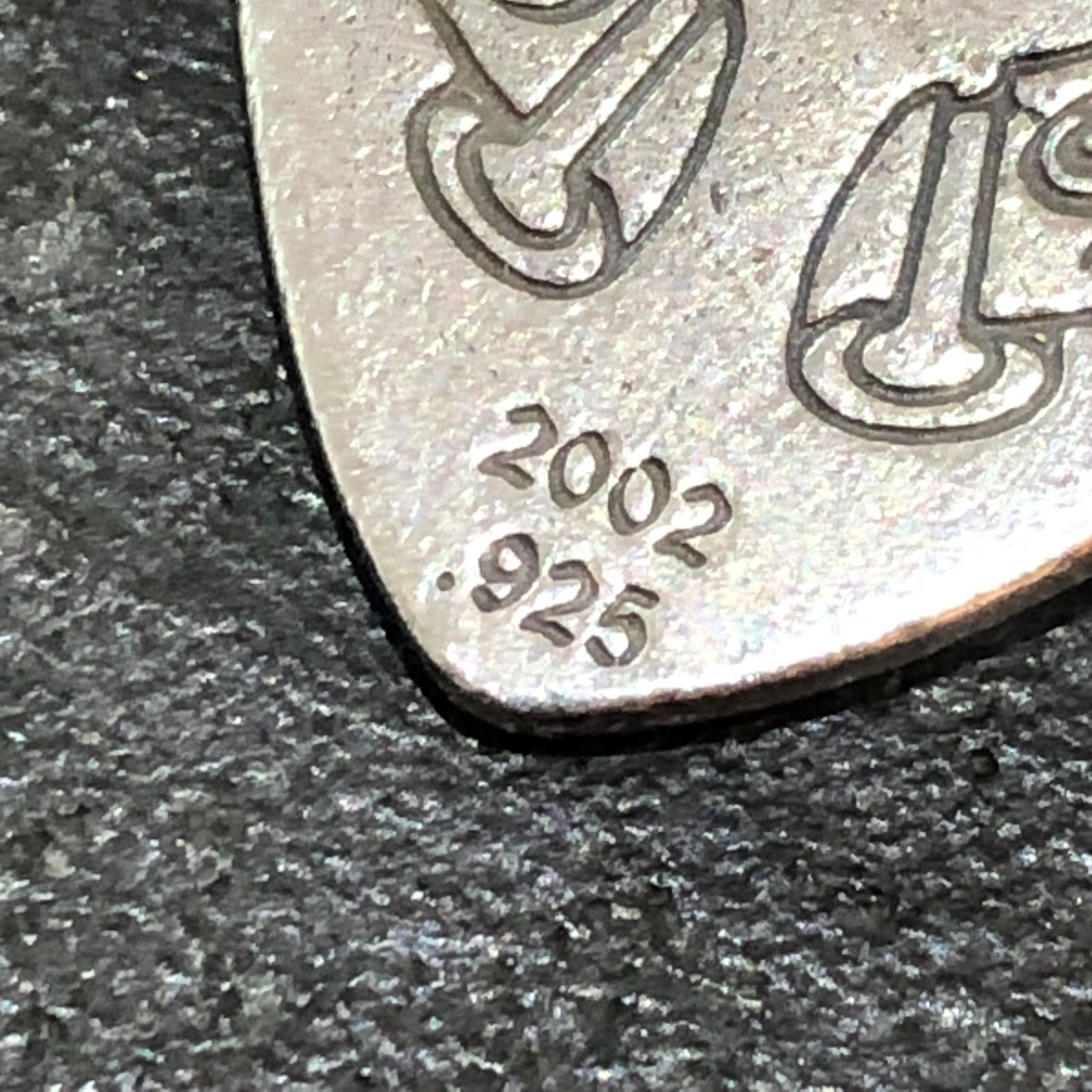 925シルバー クロムハーツ ピック ペンダント トップ CHROME HEARTS GUITAR PICK ギターピック ペンダント ネックレストップ