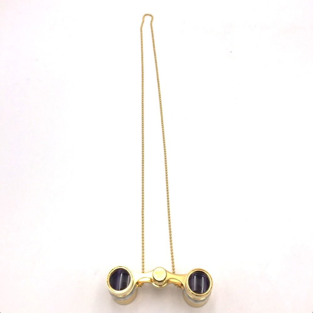 WAKO ワコウ 銀座和光 双眼鏡 オペラグラス チェーン付ネックレスタイプ