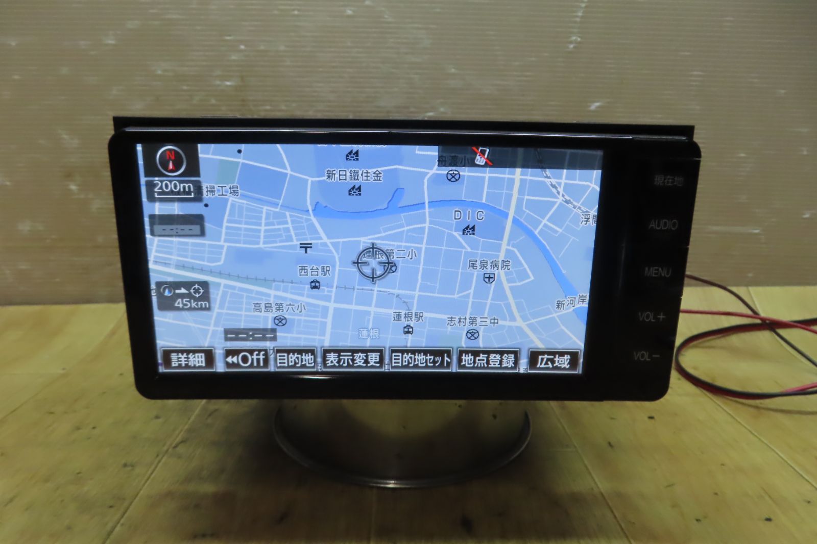 付 F2212|トヨタ純正 NSZT-W64 SDナビ 地図2015年 地デジTVフルセグ内蔵 Bluetooth内蔵 CD DVD再生OK 本体のみ