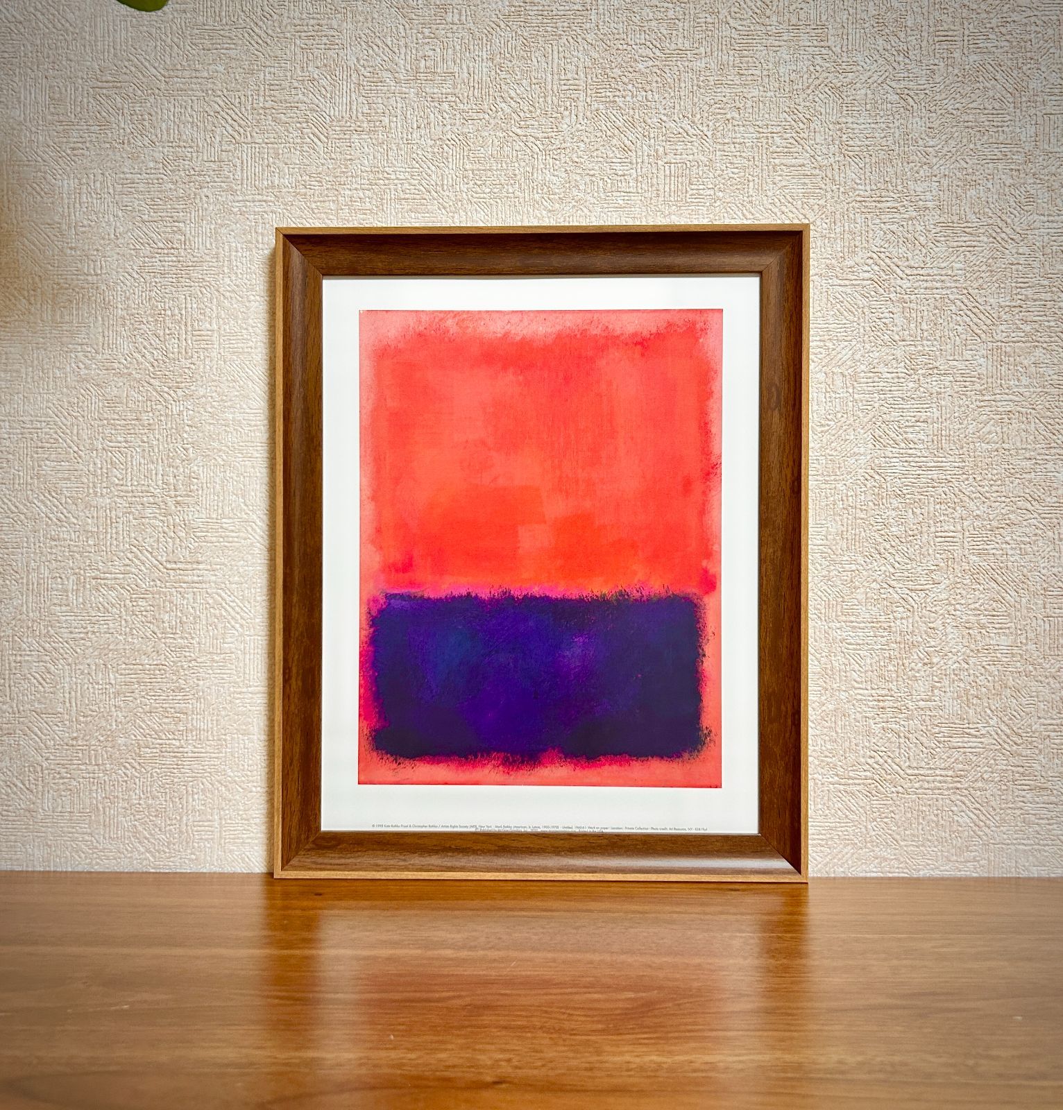 新品☆額縁付アートポスター☆マーク・ロスコ☆Mark Rothko