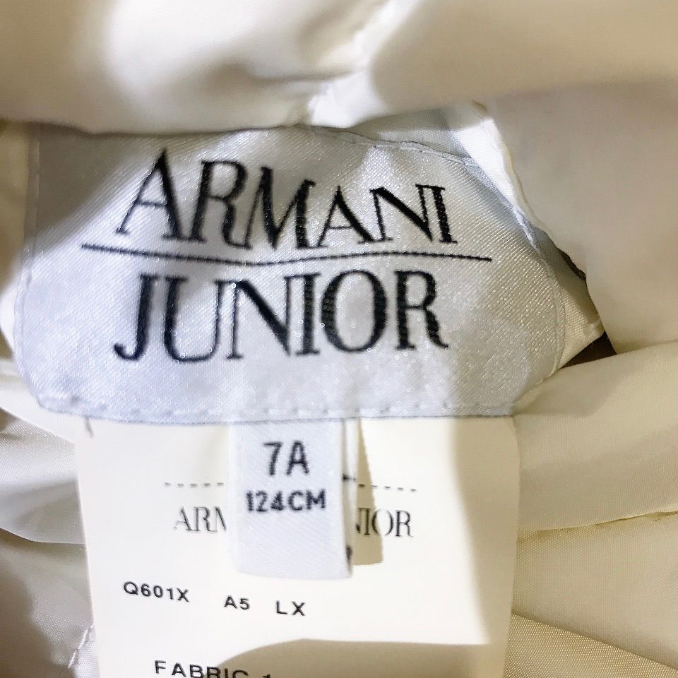 ARMANI アルマーニ ジュニア 子供服 ダウンベスト リバーシブル キッズ 7A 124cm