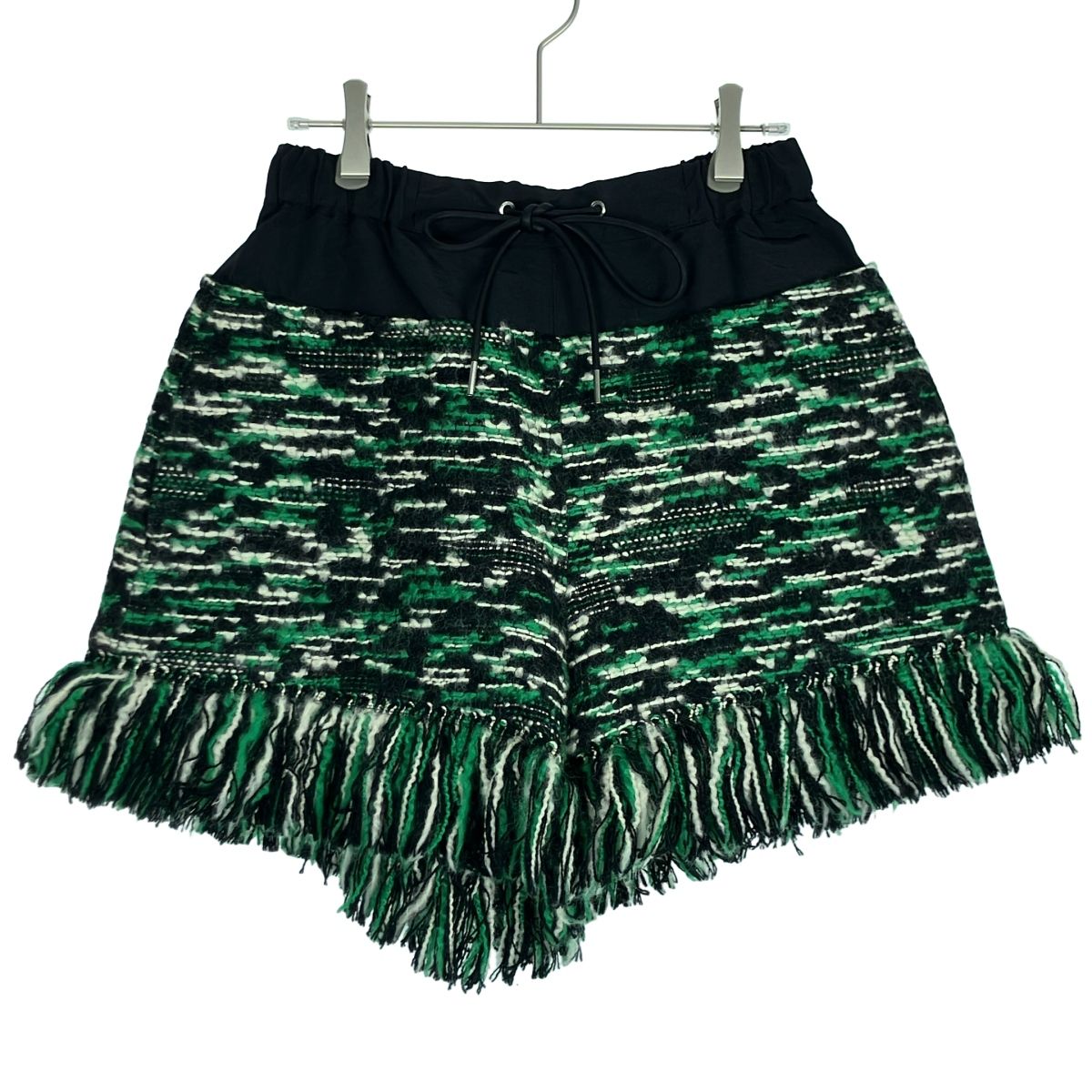 sacai サカイ 24AW ツイードショーツ 24-07587 グリーン 1