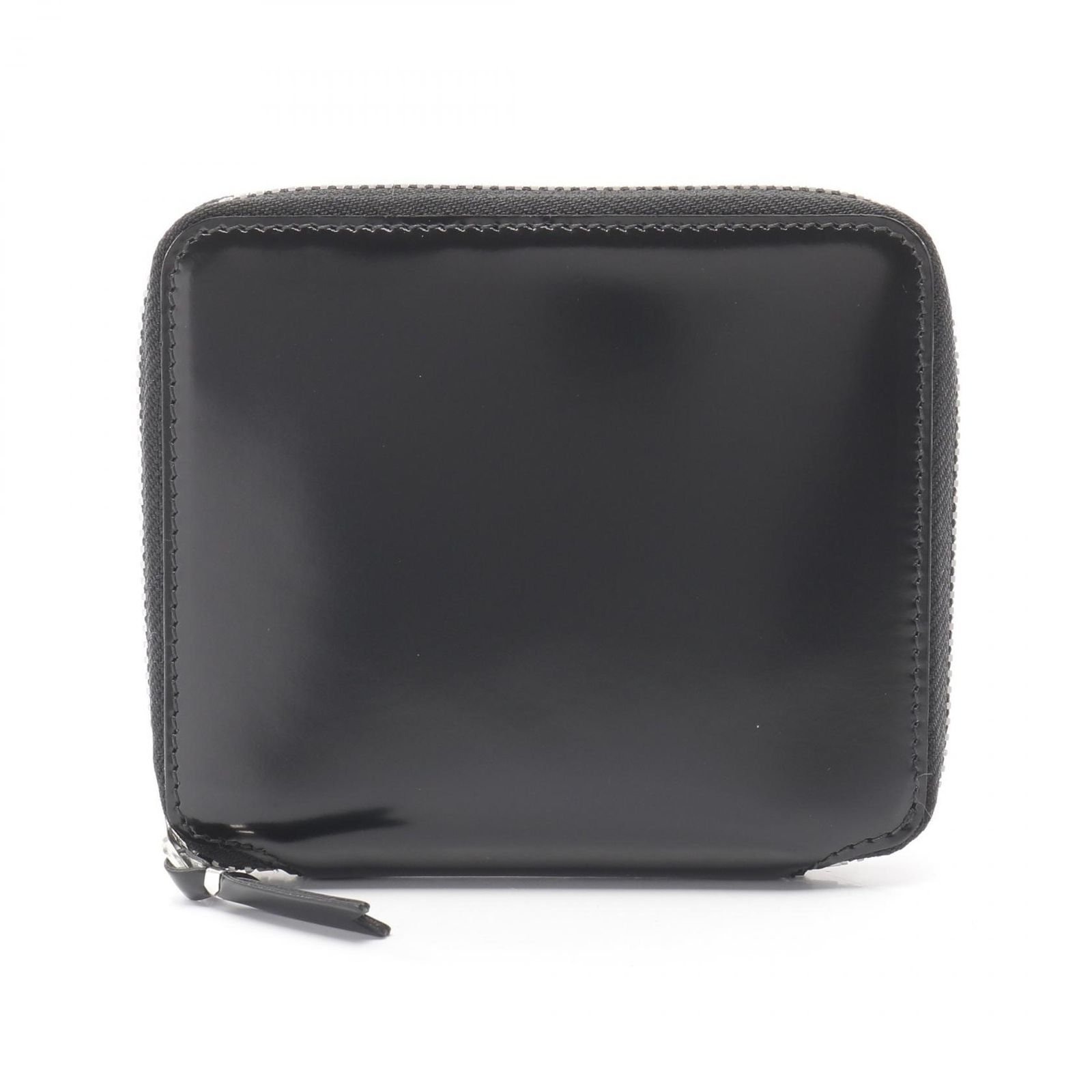 コムデギャルソン COMME des GARCONS ラウンド財布 MIRROR INSIDE SA2100MISILV シルバー レザー ZIP財布 ユニセックス