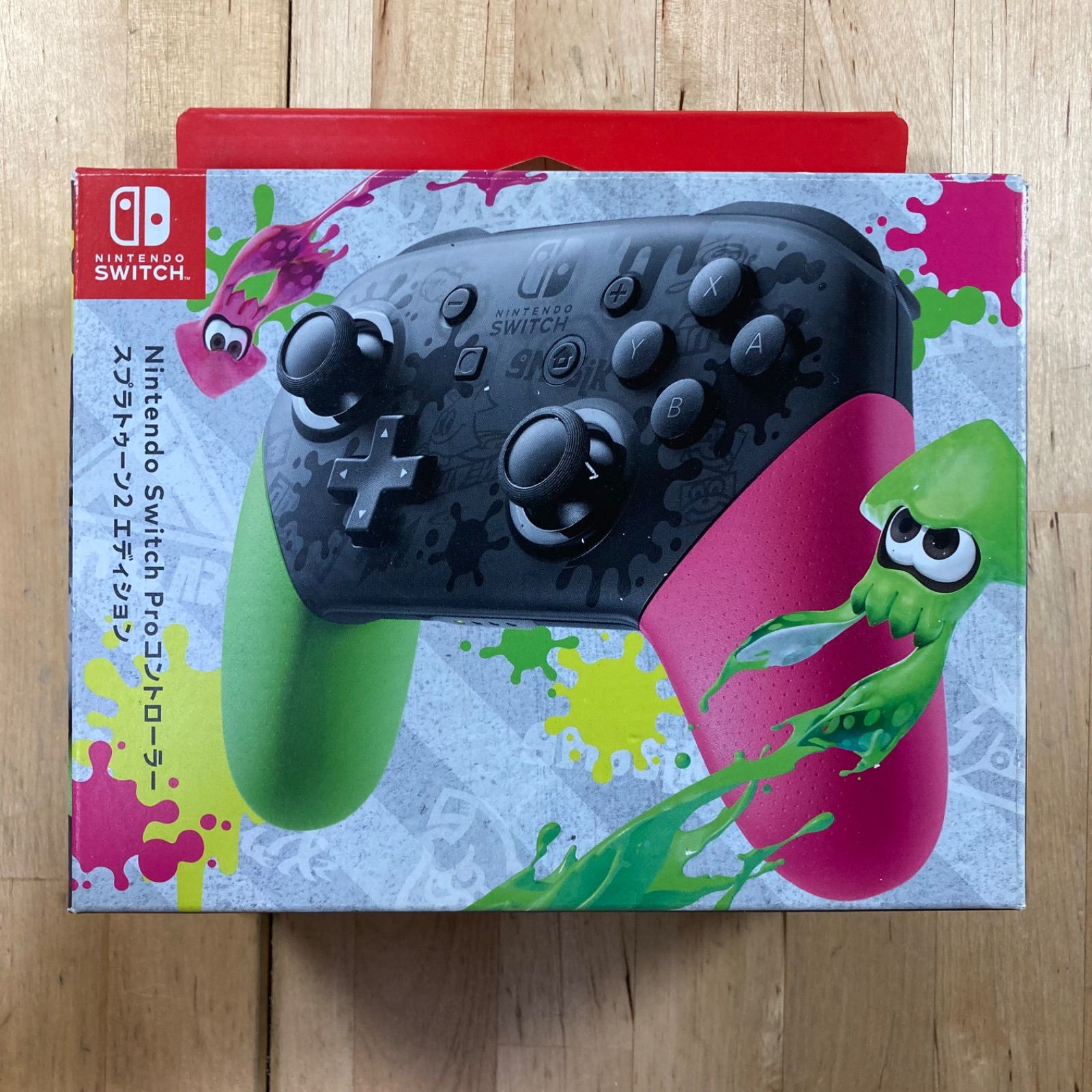 箱のみ】任天堂switchProコントローラー スプラトゥーン2エディション - メルカリ