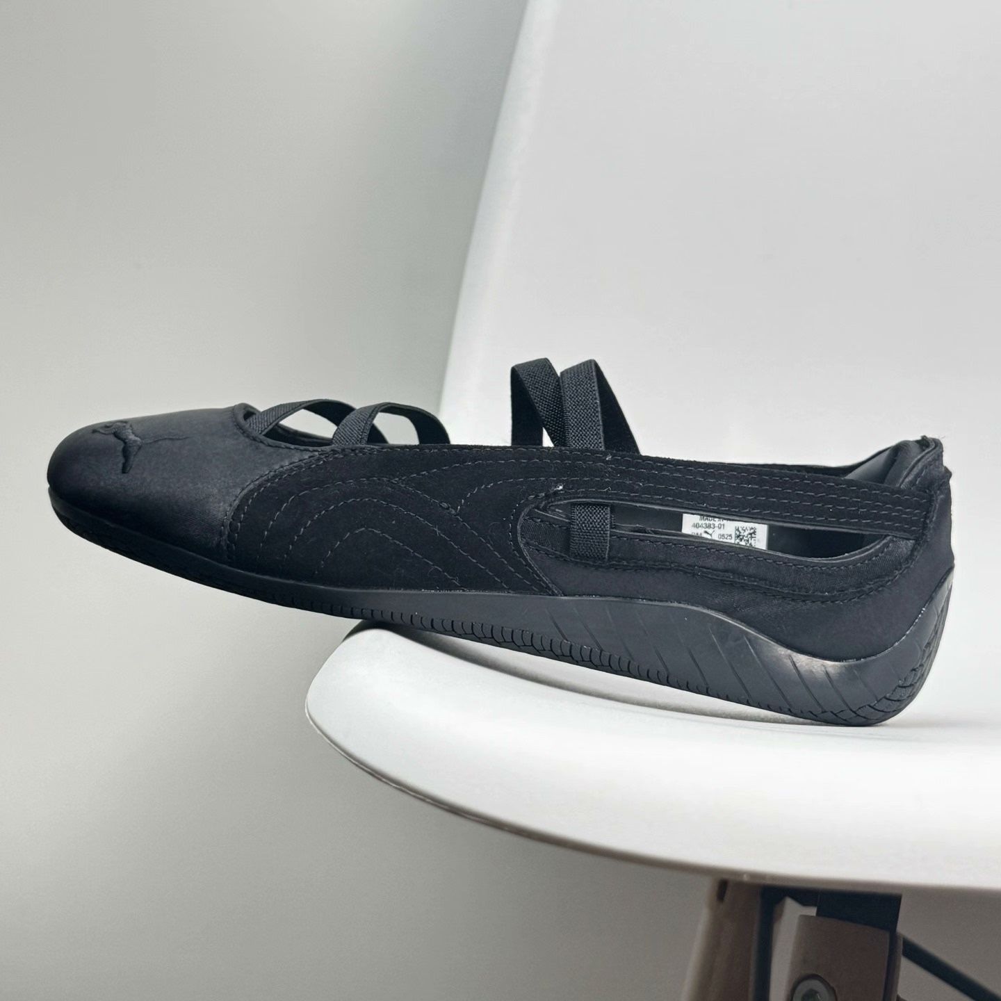 PUMA プーマ スピードキャット サテン レディース バレエシューズ プーマ PUMA スピードキャット サテン バレエ ブラック 黒