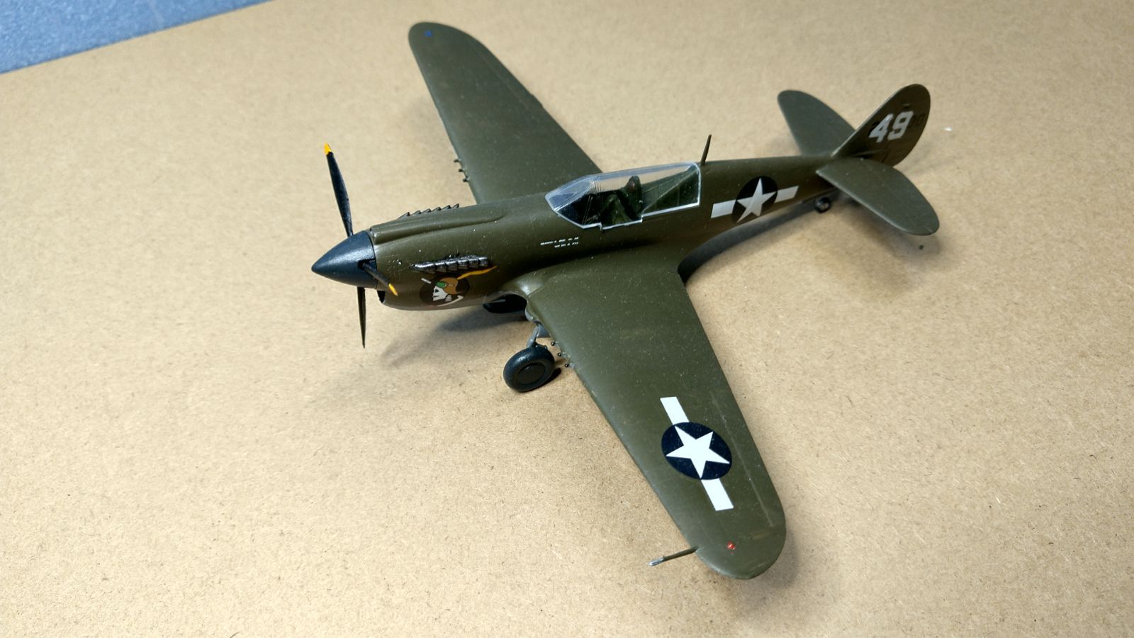 1/72 P-40N ウォーホーク戦闘機（完成品） - メルカリ