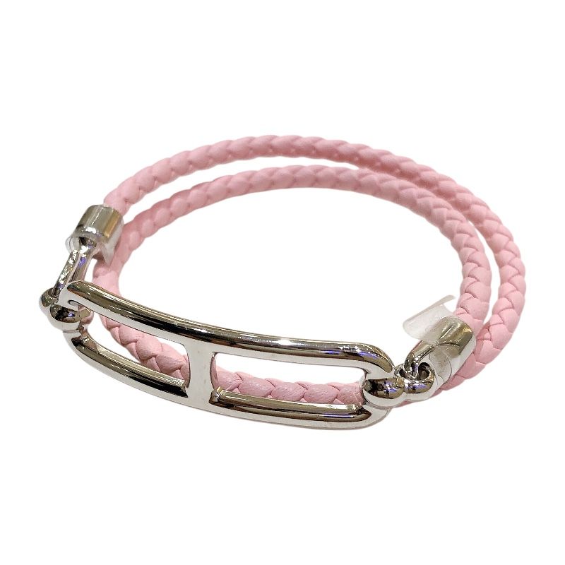 エルメス HERMES ルリ ドゥブルトゥール ローズサクラ|SV金具 スイフト メタル アクセサリー