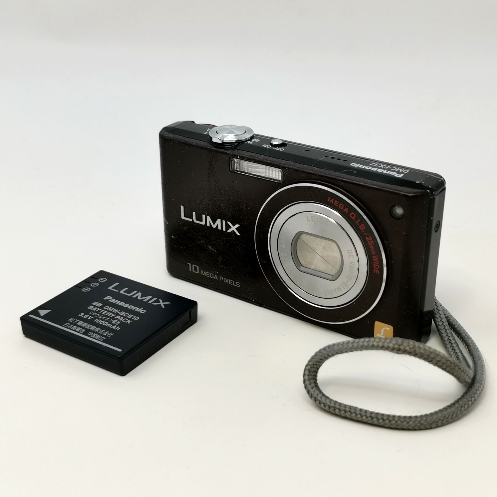 パナソニック LUMIX FX37 ブラウン べたつきあり 充電器ないため