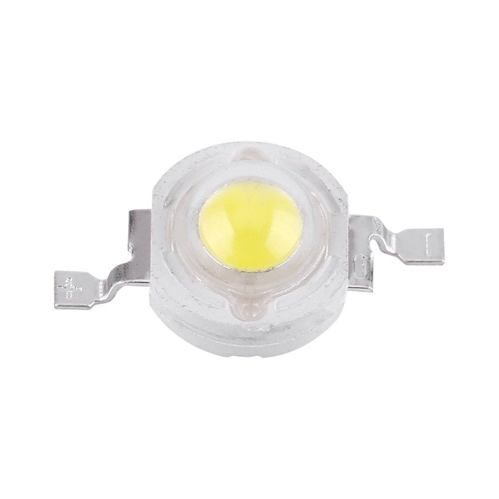 【新着商品】50個入りコールドホワイトLEDビーズ電球チップ、LEDビーズランプチップ、1W 3.0~3.6V LEDスポットライト ビーズ ...