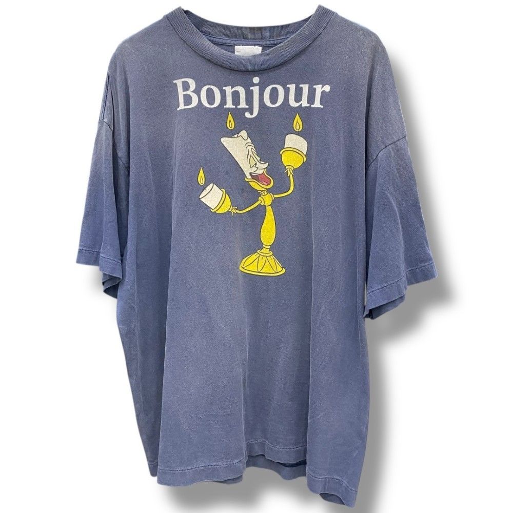 SAINT MICHAEL × DISNEY SS TEE BONJOUR XLサイズ SM-HR1-0000-C87